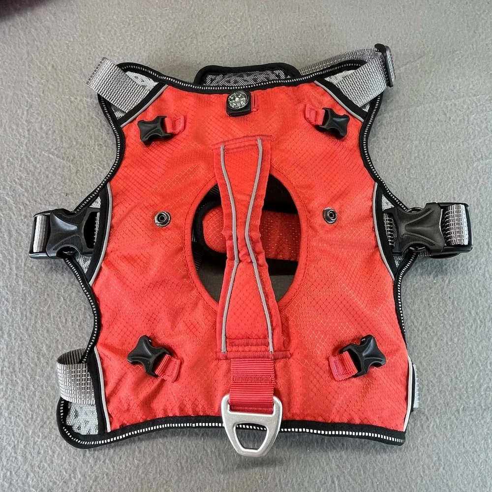 Arcadia Trail Ultimate Backpack Dog Harness Compass Reflective Saddlebags Hike L